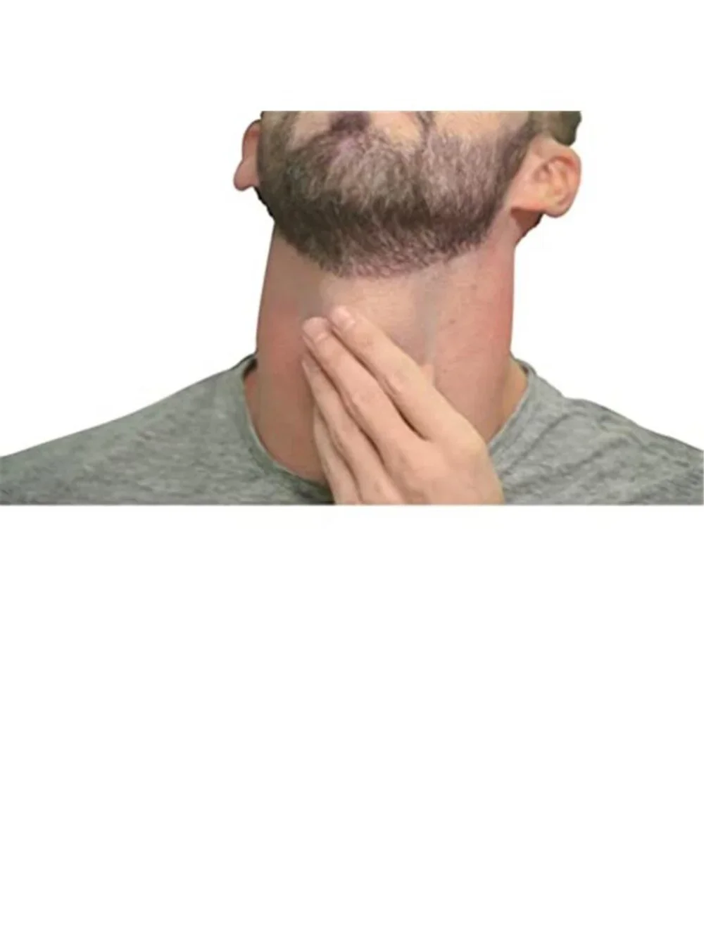 Beard Neckline Shaper Guide: the Original Premium Hands-Free,